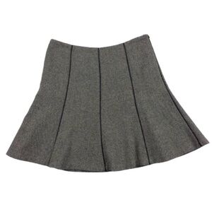 Lauren Ralph Lauren A-Line Skirt Side Zip Lined Career Business Wool Nylon